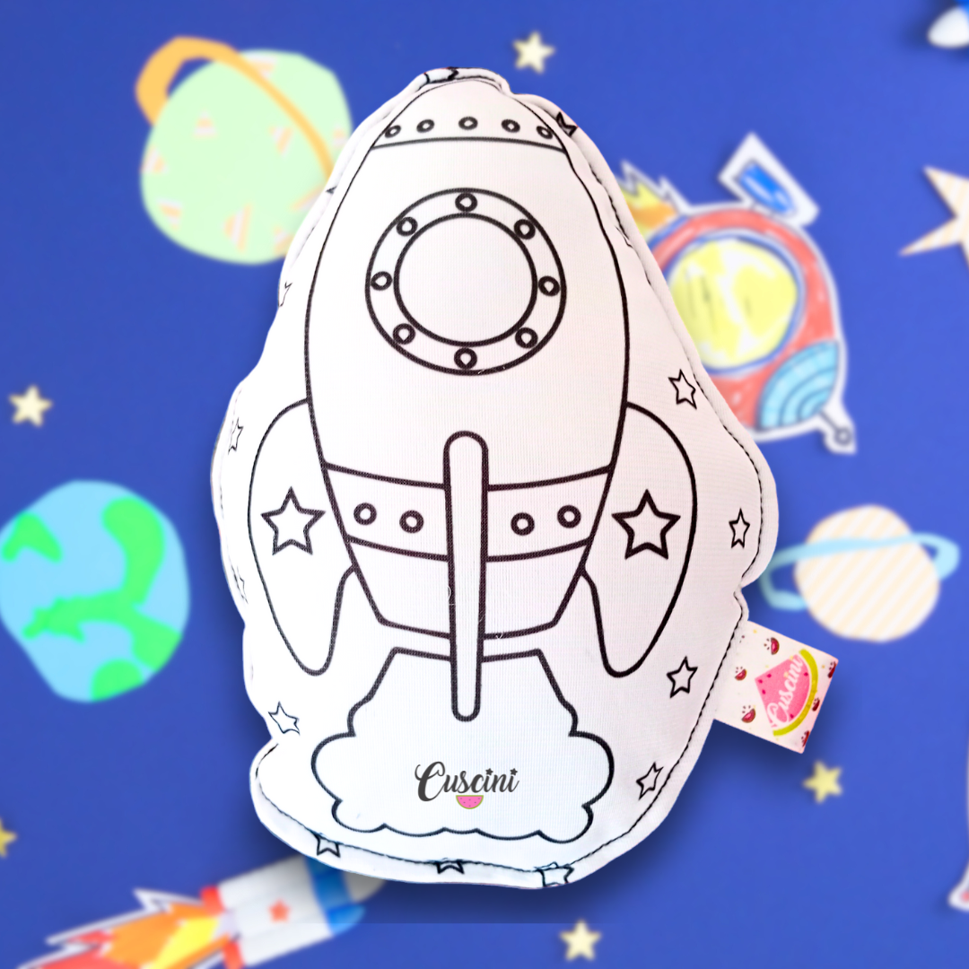 Cojines para pintar tematica Espacio o Astronautas (12 und)