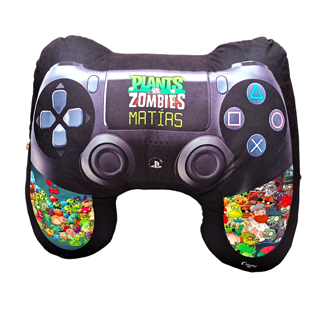 Cojin Forma Control Video juegos Plants vs Zombies