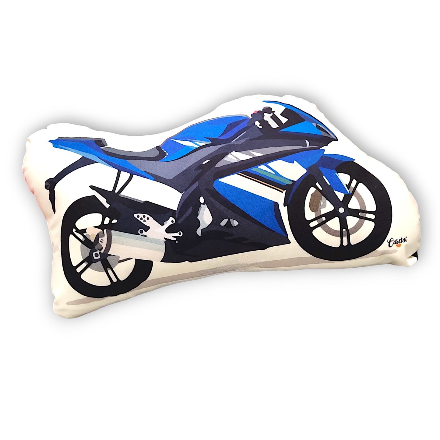 Cojin con forma de moto