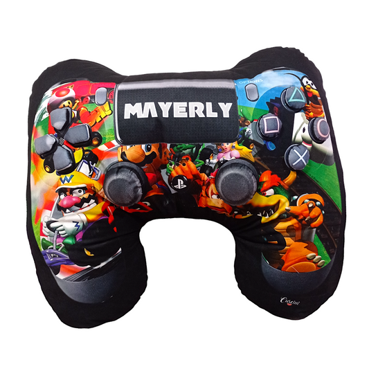 Cojin Forma Control Video juegos play 4 Mario Kart
