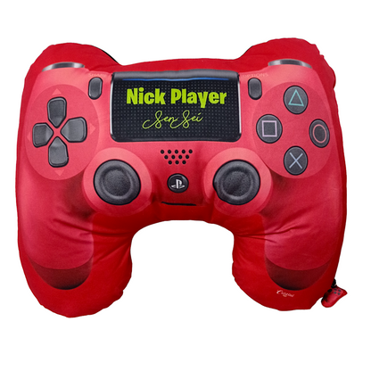 Cojin Forma Control Video juegos play 4 rojo