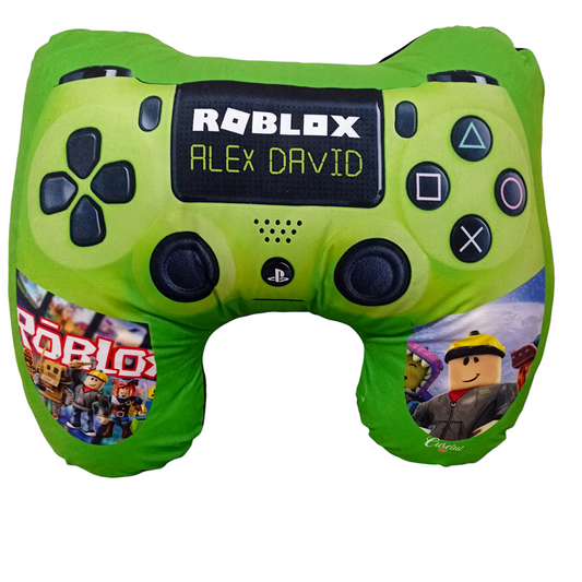 Cojin Forma Control Video juegos roblox verde
