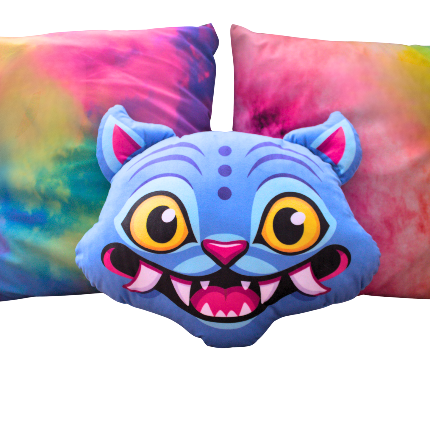 Cojín Gato Azul Derpy Tiger Guerreras Kpop