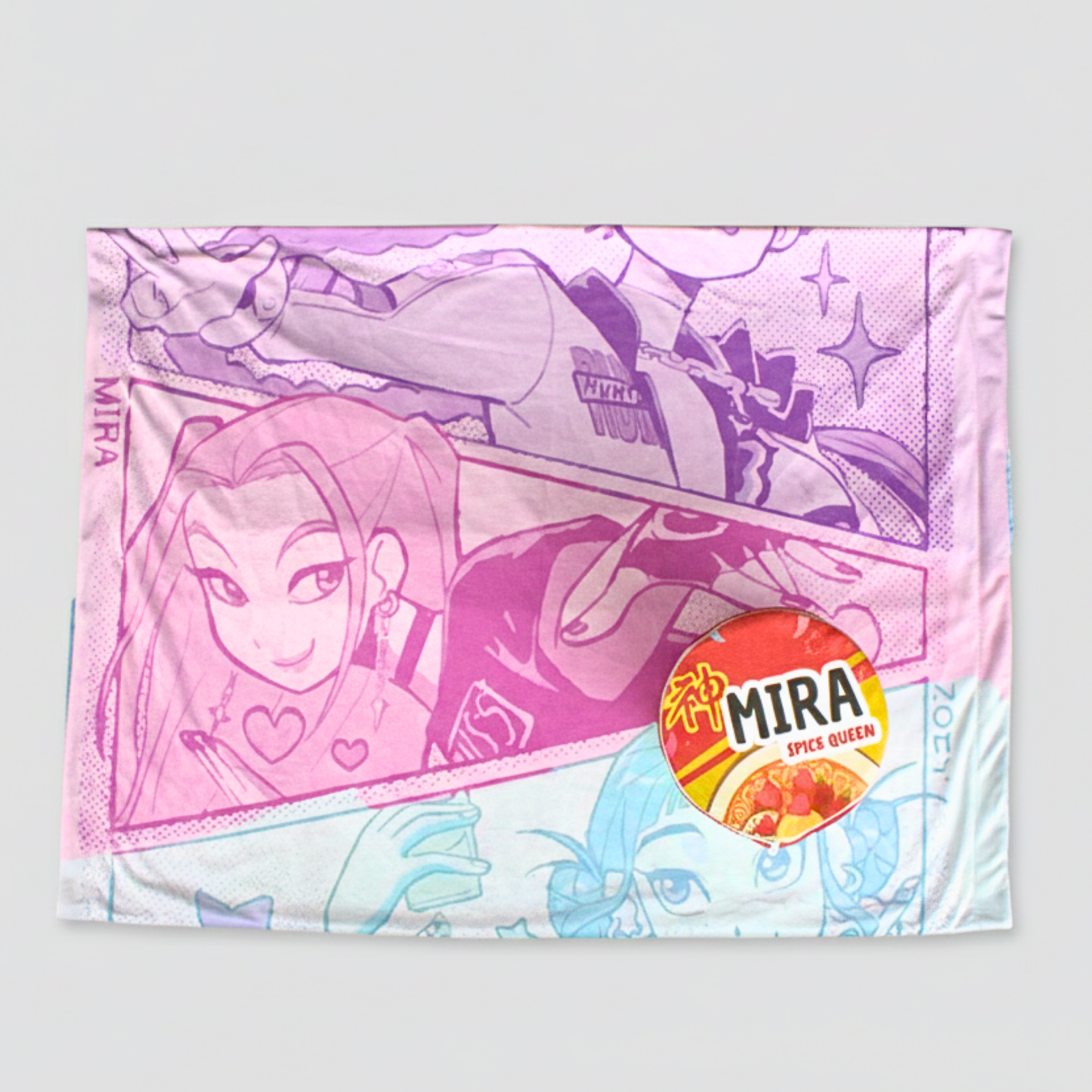 Cobija Guerreras Kpop + Empaque tipo Ramen