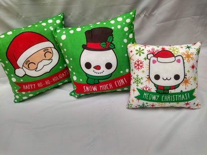 Cojines decorativos navidad gato