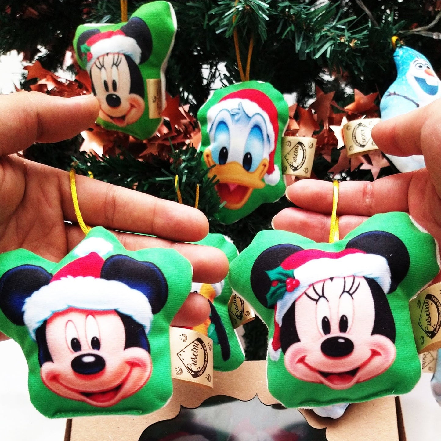 Adornos navideños para arbol o puerta