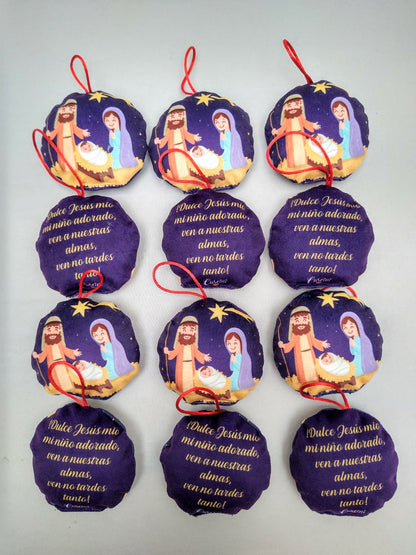 Adornos navideños para arbol o puerta