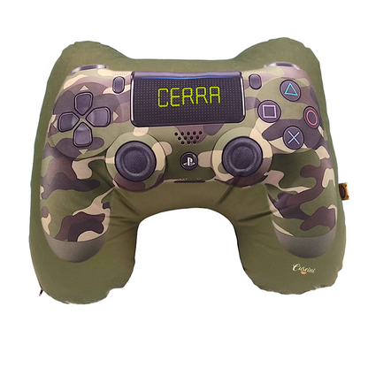 Cojin Forma Control Video juegos play 4 militar verde