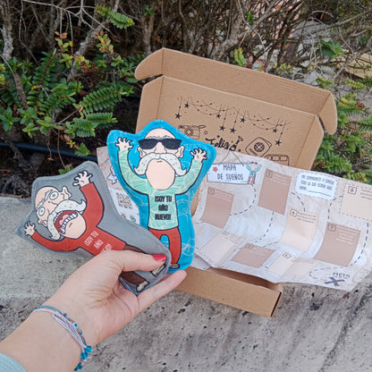 Kit año viejo y año nuevo miniatura