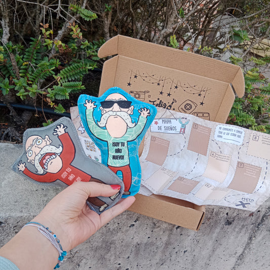 Kit año viejo y año nuevo miniatura