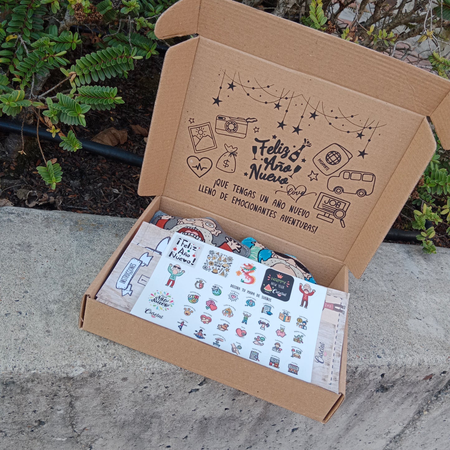 Kit año viejo y año nuevo miniatura