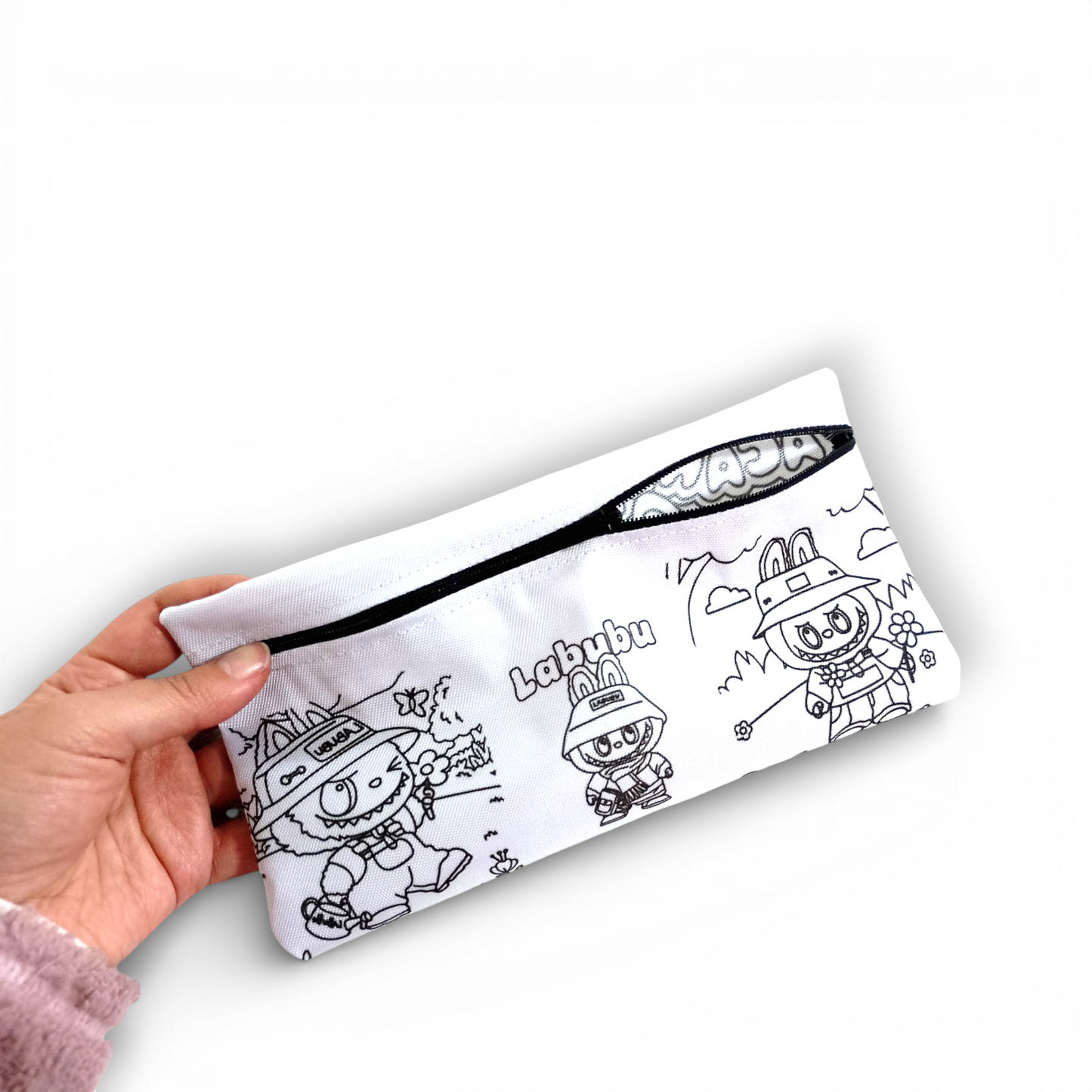 1 Cartuchera para pintar con 12 plumones