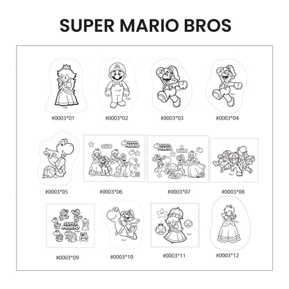 Cojines para pintar Tematica Mario Bros  (12 unds)