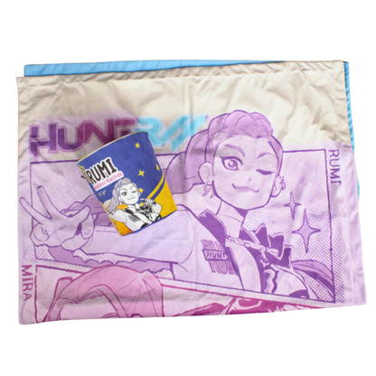 Cobija Guerreras Kpop + Empaque tipo Ramen