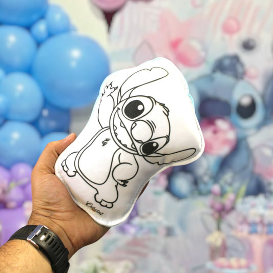 Cojines para pintar tematica Stich y Lilo (12 und)